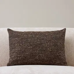 Cocoa Brown Woven Fabric Cushion 40x60