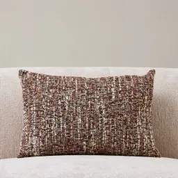 Auburn Red Woven Fabric Cushion 40x60