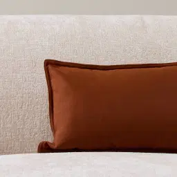 Copper Brown Velveteen Cushion 30x50
