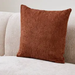 Caramel Chenille Cushion 50x50