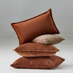 Caramel Chenille Cushion 30x50