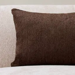 Belgian Chocolate Chenille Cushion 40x60