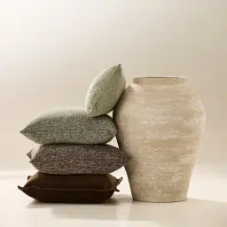 Hunter Green Woven Fabric Cushion 50x50