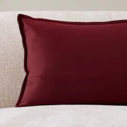 Bordeaux Red Velveteen Cushion 40x60