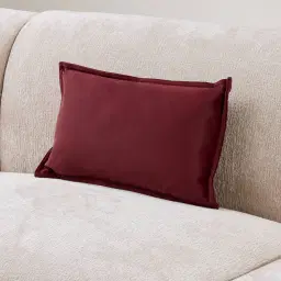 Bordeaux Red Velveteen Cushion 30x50