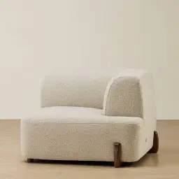 Calma Pearl Beige Fabric Right Arm Module