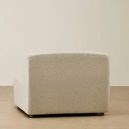 Calma Pearl Beige Fabric Armless Module