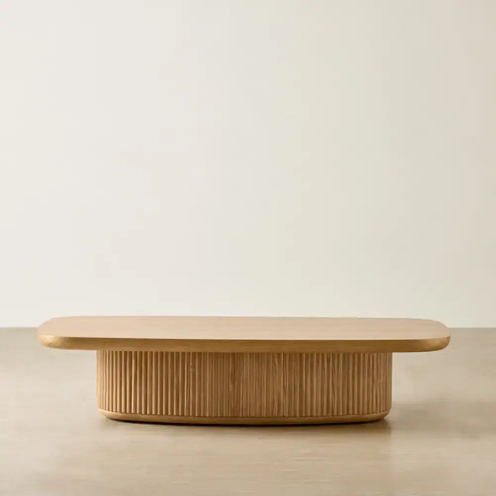 Terra Linea Light Ash Veneer Rectangular Coffee Table