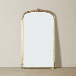 Cornelia Antique Champagne Gold Arched Mirror