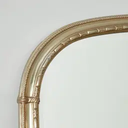 Cornelia Antique Champagne Gold Arched Mirror