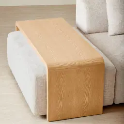 Reeves Light Ash Veneer Ottoman Table