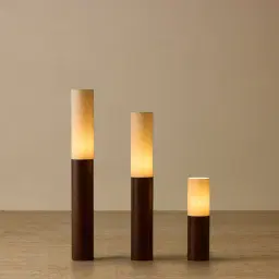 Harlem Wooden Floor Lamp 100cm