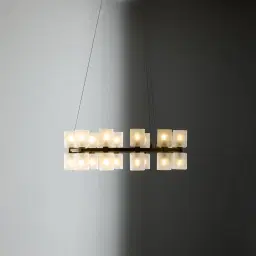 Wilma Glass Chandelier 60cm