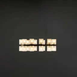 Wilma Glass Chandelier 60cm
