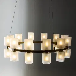 Wilma Glass Chandelier 60cm