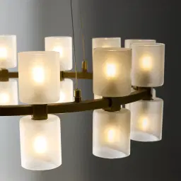 Wilma Glass Chandelier 60cm