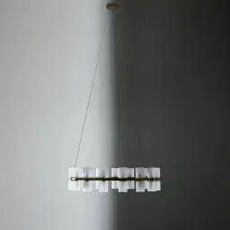 Wilma Glass Chandelier 78cm