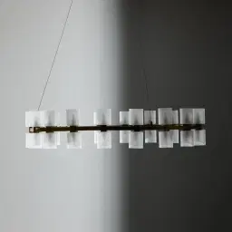 Wilma Glass Chandelier 96cm