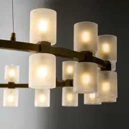 Wilma Glass Chandelier 96cm