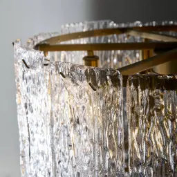 Merlin Glass Chandelier 2 Tier