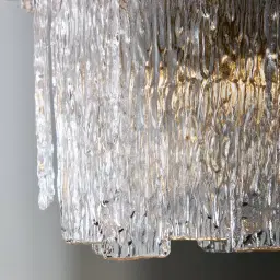 Merlin Glass Chandelier 2 Tier