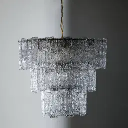 Merlin Glass Chandelier 3 Tier
