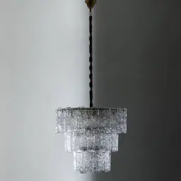 Merlin Glass Chandelier 3 Tier
