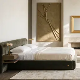 Alina Brushed Brass Table Lamp High