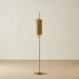 Irene Oval Alabaster Floor Lamp 24x155cm
