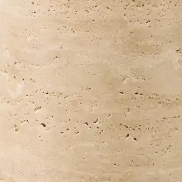 Carthy Travertine Floor Lamp