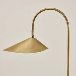 Carthy Travertine Floor Lamp