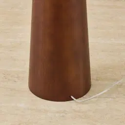 Margo Deep Brown Wooden Floor Lamp
