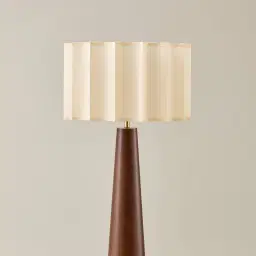 Margo Deep Brown Wooden Floor Lamp