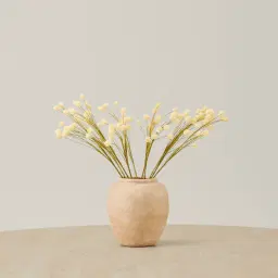 Cream Onion Fruit Stem - Set of 10