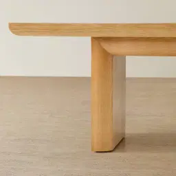 Salvador Light Oak Veneer Dining Table 270x120cm