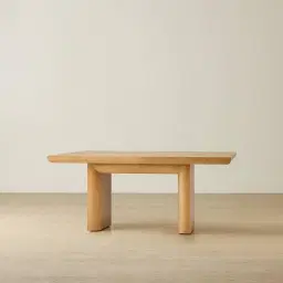 Salvador Light Oak Veneer Dining Table 180x100cm