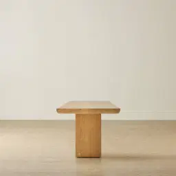 Salvador Light Oak Veneer Dining Table 180x100cm