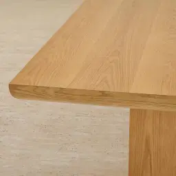 Salvador Light Oak Veneer Dining Table 180x100cm