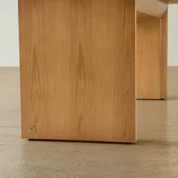 Salvador Light Oak Veneer Dining Table 180x100cm