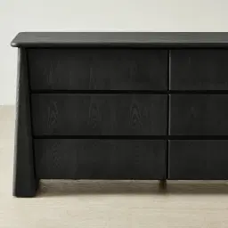 Dunstan Black Ash Veneer Dresser