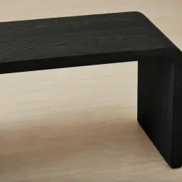 Reeves Black Ash Veneer Ottoman Table