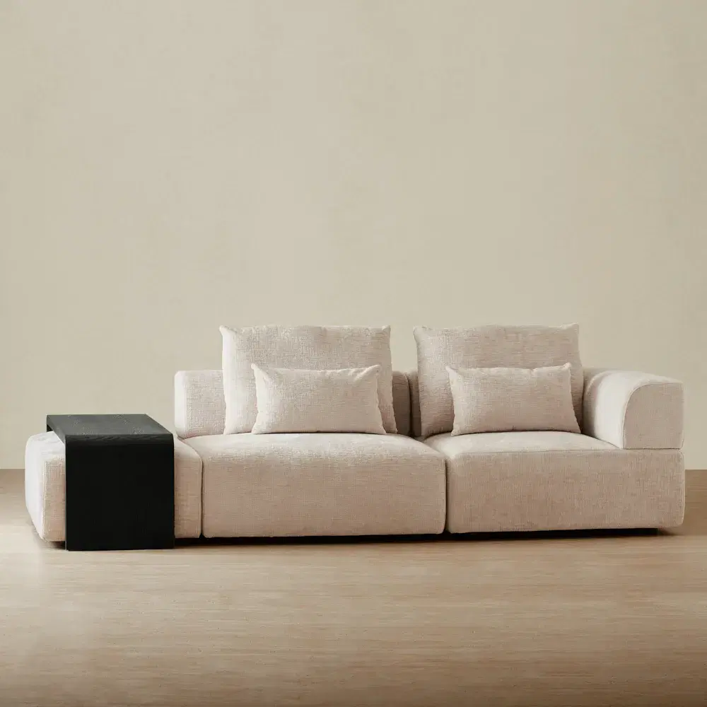 Reeves Black Ash Veneer Ottoman Table