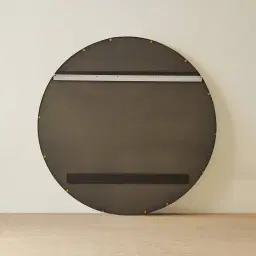 Millaray III Antique Gold Round Mirror