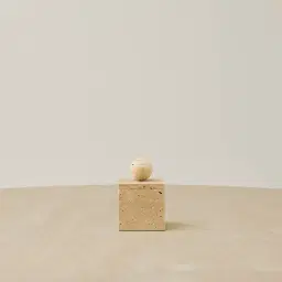 Peta Beige Travertine Box 12cm