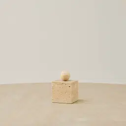 Peta Beige Travertine Box 12cm