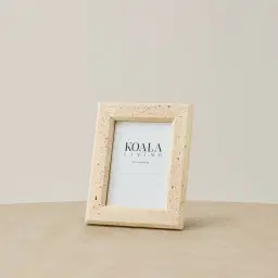 Didi Beige Travertine Photo Frame