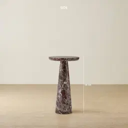 Hora Rosso Levanto Side Table