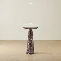 Hora Rosso Levanto Side Table