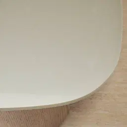 Felina Brown Oak Veneer Side Table with Champagne Gold Glass Top