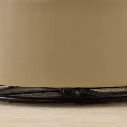 Borcea Cream Leather Leather Swivel Occasional Chair